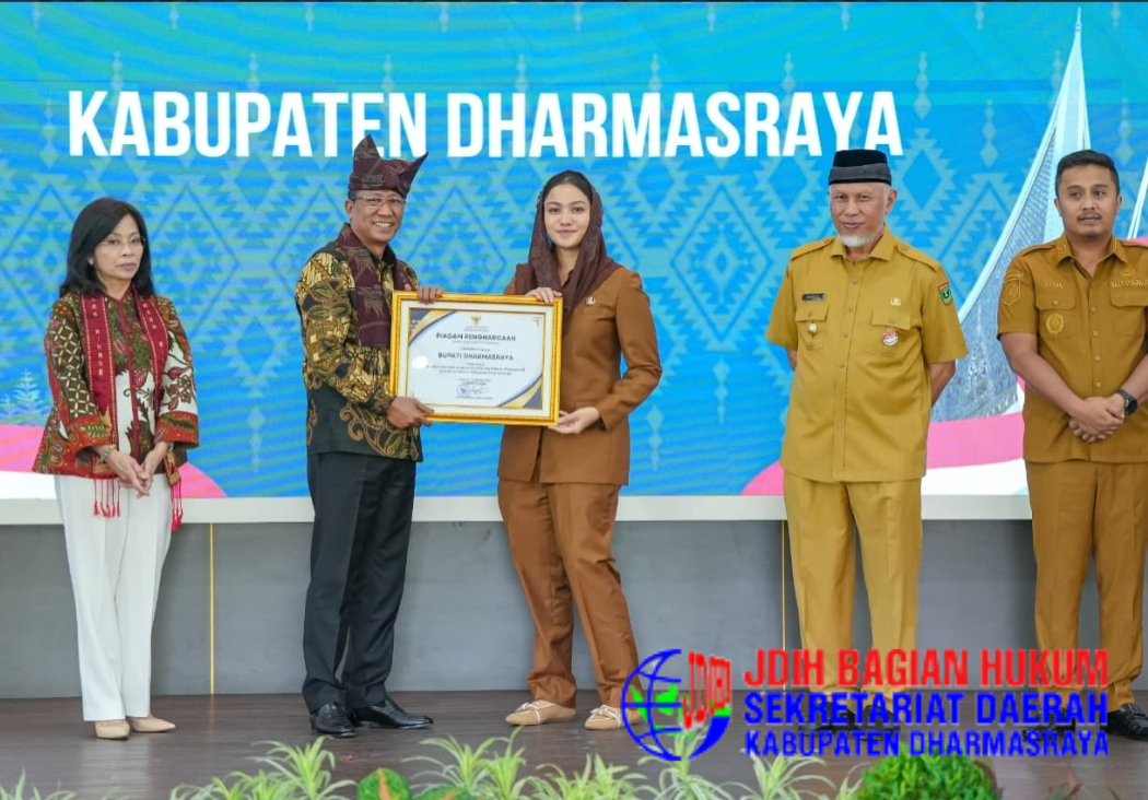PERESMIAN POS BANTUAN HUKUM DAN PENANDATANGANAN MoU ANTARA PEMERINTAH KABUPATEN DHARMASRAYA DENGAN KEMENTERIAN HUKUM